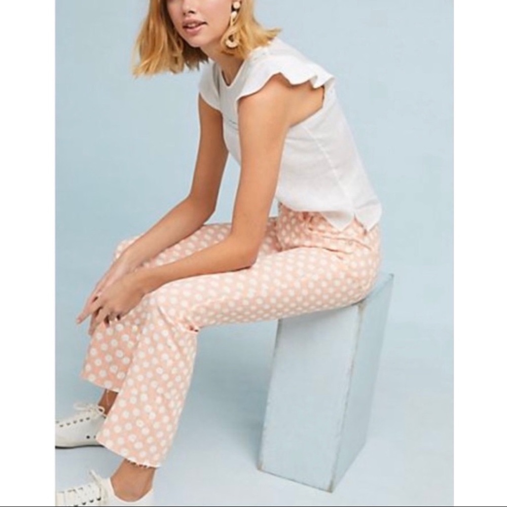 Anthro Pilcro & the letterpress pink jeans